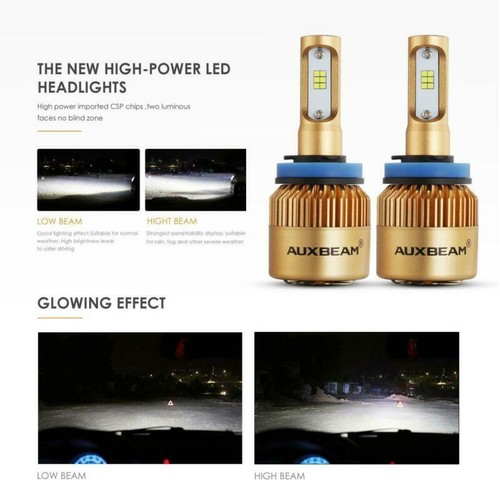 4x AUXBEAM 6000K LED Headlight for Chevrolet Impala 2006-2013 High Low Beam Bulb - Bild 3 von 12
