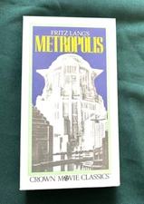 Fritz Lang's Metropolis Crown Movie Classics 1926 VHS