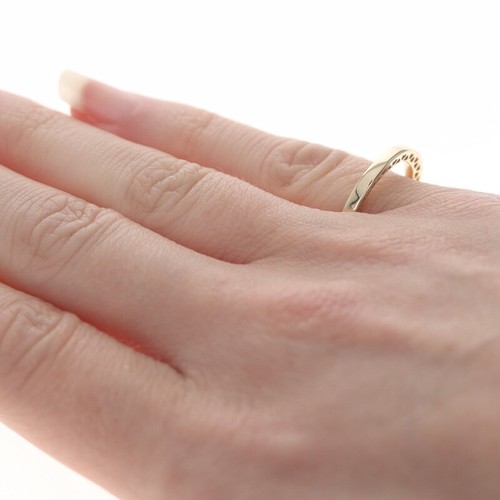 Pandora Classic Hearts Ring - Yellow Gold 14k Band NEW Authentic 48 (4.5) 156238 - Picture 4 of 10