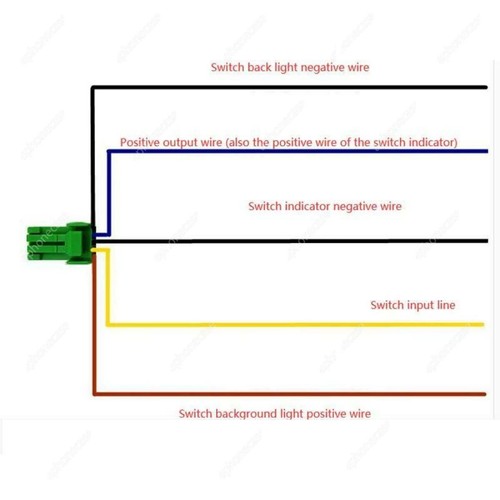 Dual Push Switch Button Fog Lights For Mitsubishi w/Wire (Up arrow&Down) - Picture 11 of 11