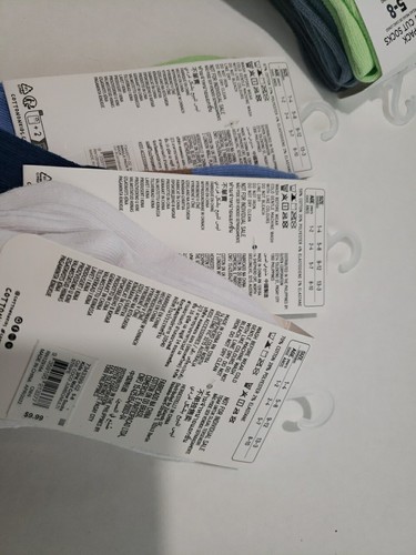 Kids Size 5-8 Socks, New With Tags Total Of 8 Pairs - Picture 5 of 5