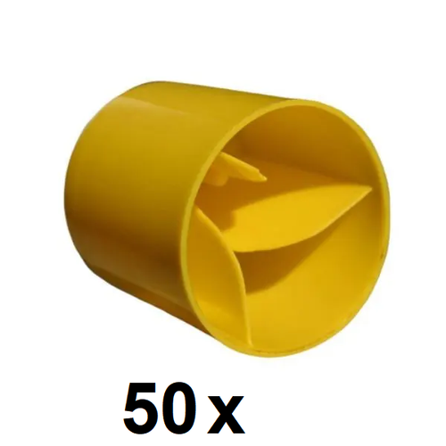 100 Pack Black Star Picket Caps Triangular Caps Fencing Y Post Steel Post Star - Picture 23 of 27