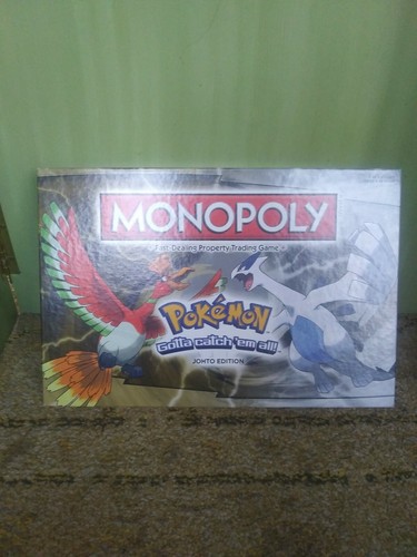 Pokemon Monopoly Johto Edition Board Game Hasbro Nice Played Once! BOX IS GREAT! - Picture 5 of 10