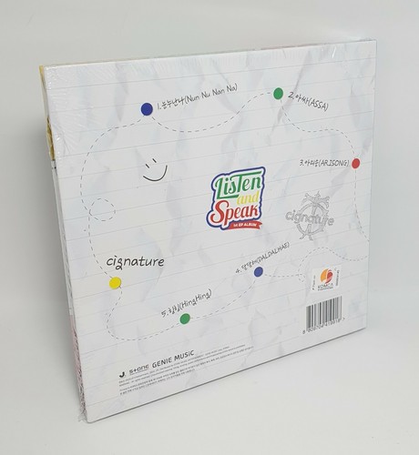 K-POP CIGNATURE 1st EP Album [Listen and Speak] CD+Book+P.Card+Sticker+F.Poster - Imagen 3 de 8