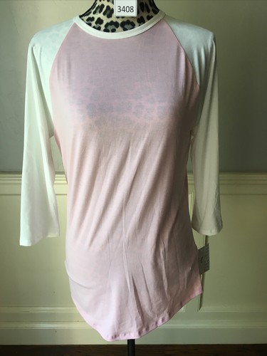LuLaRoe Size XS NEW NWT Randy Baseball Raglan - Picture 1 of 6