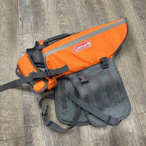 Coleman Dog Flotation Life Weste Jacke Konserver Größe MEDIUM bis 55 Pfund