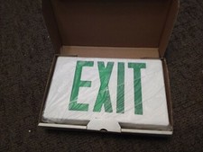 NIB Exit Light Utilitech LED Green # 297395 