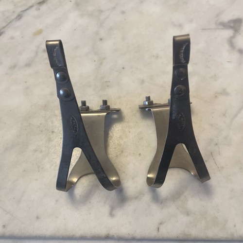 New-Old-Stock BLITZ TOE CLIPS Size Large • Made in Germany. (NJ) - Picture 1 of 3