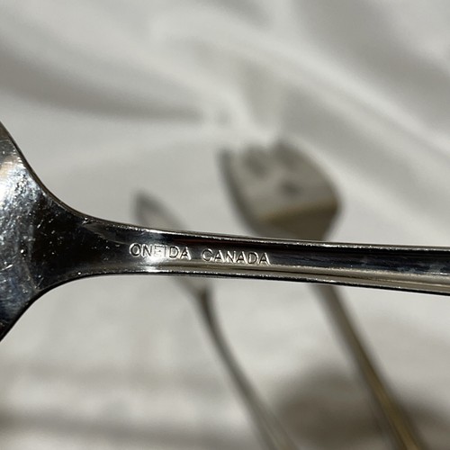 ONEIDA Rogers BITTERSWEET / REPOSE Serving Set (4) Piece 2- Spoons Fork Butter - Picture 10 of 18