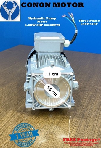 three phase 2.2kw 2800rpm Hydraulic spline motor vehicle CAR lift hoist 9 spins - Picture 2 of 9