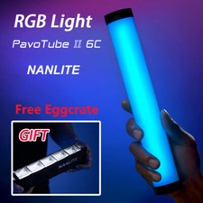 Nanlite PavoTube II 6C RGBWW LED Tube Light Handheld Photography w/Eggcrate Grid