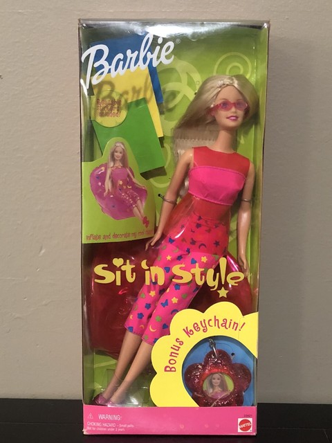 barbie inflatable chair