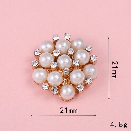 Creativo Imitación Perla Aleación Flor Hágalo Usted Mismo Teléfono Móvil Estuche Accesorios Material - Imagen 15 de 31