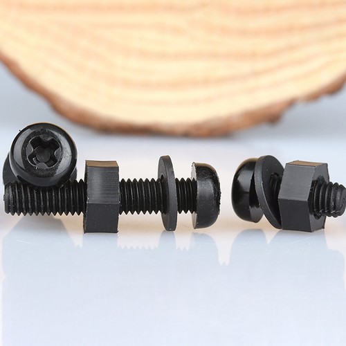 Nylon Cross Round Head Screw Nut Flat Washer Three Combination M2-M8 - Picture 5 of 7