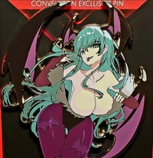 Darkstalkers Morrigan Convention Exclusive Enamel Pin Figure Regular Variant