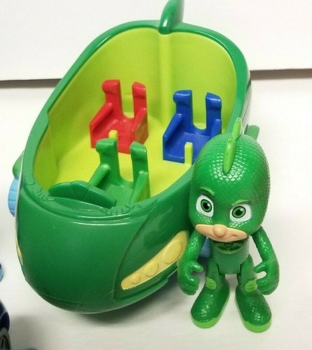 PJ Masks Lot Figures with Vehicles Cars Gekko Catboy Romeo Owlette   - Picture 3 of 6