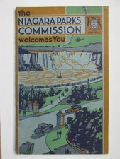 SBB55 Niagara Parks Commission Welcome literature piece maps pictures Ontario