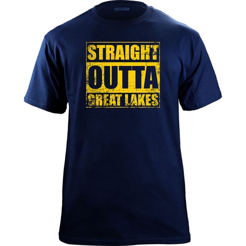Original Straight Outta Great Lakes T-Shirt - Picture 1 of 4