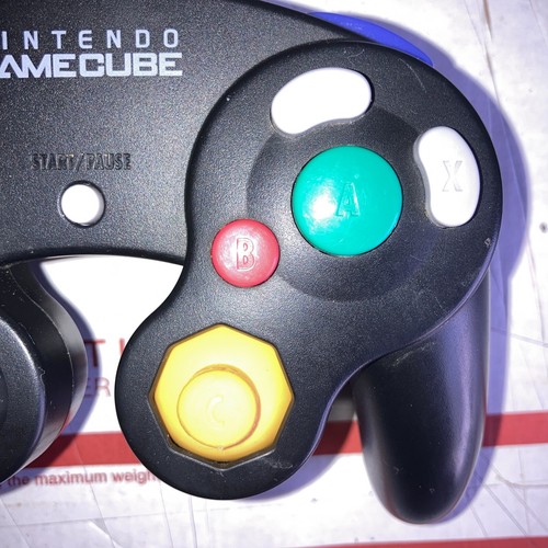 Nintendo Gamecube Controller DOL-003 OEM Genuine Black - Picture 3 of 8