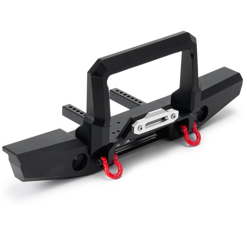 CNC Front Bumper w/ Winch Light Mount For 1/10 RC TRX-4 TRX4 Crawler Car - Picture 8 of 12