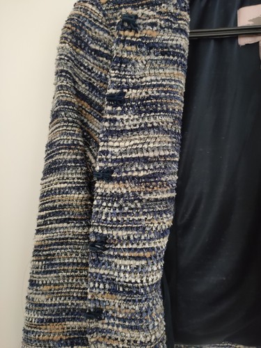 Forever Love 21 Blue Multicoloured Bolero Jacket Size XS UK Brand New Without... - Picture 4 of 6