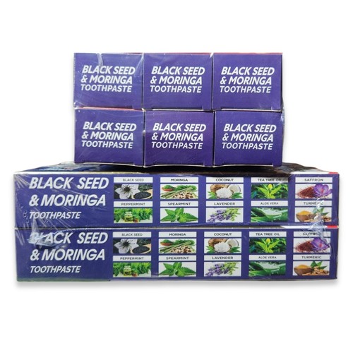 Black Seed & Moringa Toothpaste 10 IN 1 Formula 100% Fluoride Free 1 Tube - Picture 6 of 11