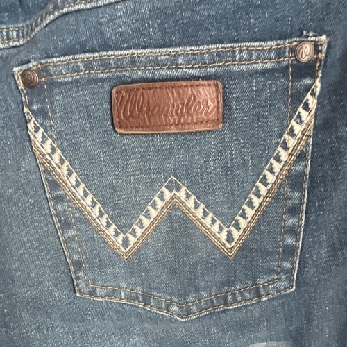 Wrangler Retro Mae Damen Mid Rise Bootcut Jeans 32x32 112338898 Neu mit Etikett - Bild 4 von 6