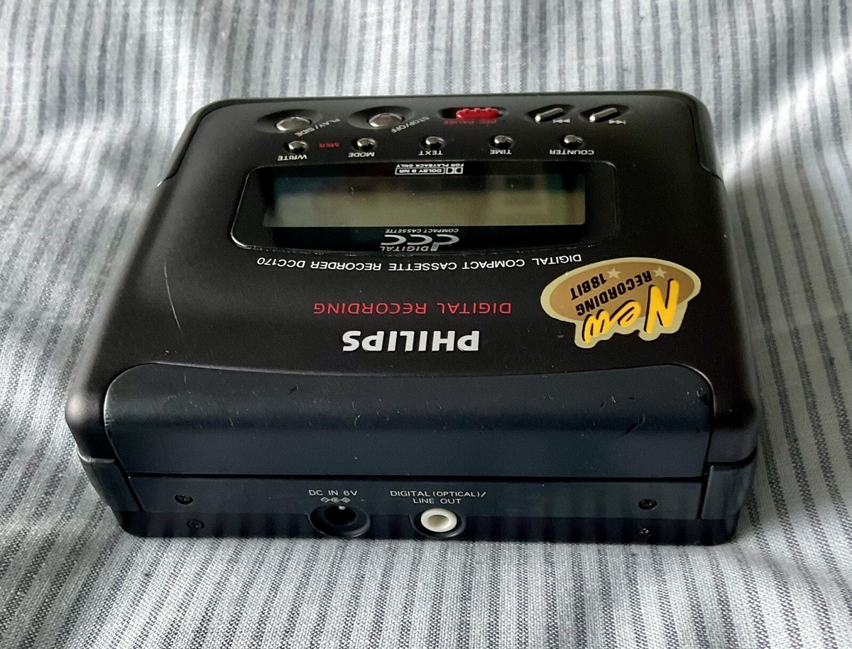 PHILIPS DCC 170 ポータブルカセットレコーダー 1994/平成6/PHILIPS/DCC170/DIGITAL COMPACT CASSETTE RECORDER
