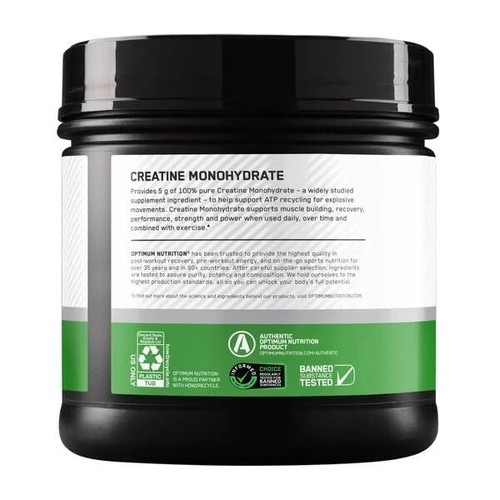 Optimum Nutrition Micronized Creatine Monohydrate Powder, Unflavored, Keto - Bild 3 von 5