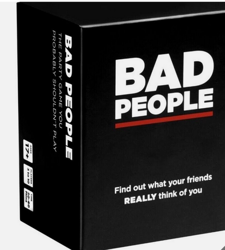 BAD PEOPLE - NSFW Brutal Expansion Pack (100 NEW Question Cards) - Party Game