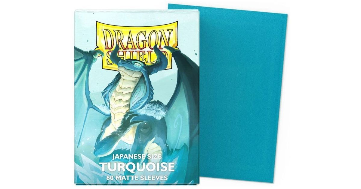 DRAGON SHIELD Small Sleeves - Japanese Turquoise Yadolom (60 Sleeves)