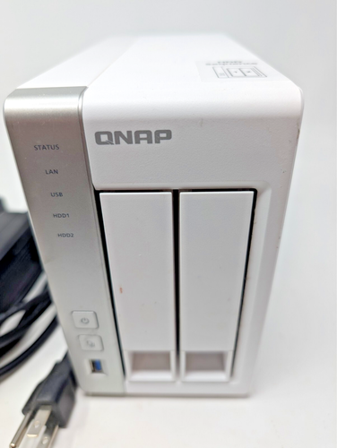 QNAP TS-231P 2-BAY PERSONAL CLOUD NAS BACKUP SERVER - NO HDD's