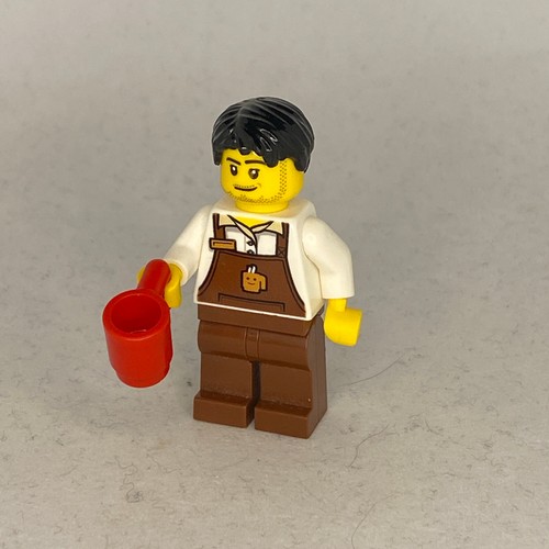 Christmas Train Ride Barista minifigure LEGO Holiday and Event 76169 - Picture 1 of 3