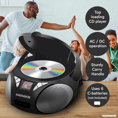 Trendy MD6924 CD Boombox: AM/FM Radio, AUX Connectivity, Ideal for Small Spaces - Picture 6 of 10