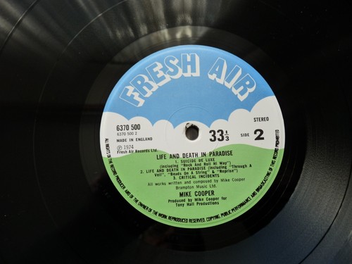 Mike Cooper – Life And Death In Paradise UK 1974 Fresh Air – 6370 500 - Picture 6 of 6