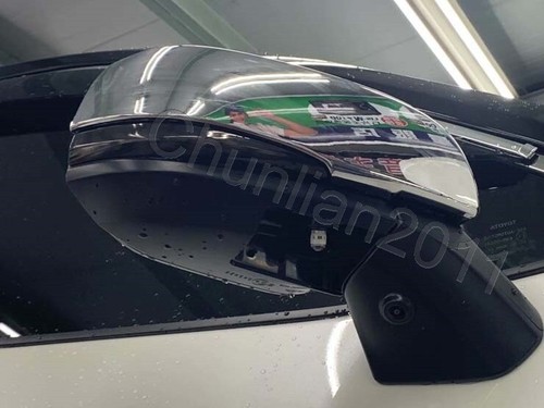 Side Mirror Mirrors Cover Trim for 2019-2023 Toyota RAV4 ABS Chrome Pair - Picture 2 of 7