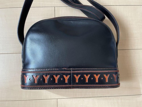 Saint Laurent Shoulder Bag Purse YSL Leather Black Authentic - Picture 2 of 7