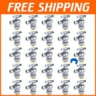 25-Pack Angle Stop Valve, 1/2 x 3/8 Inch Compression