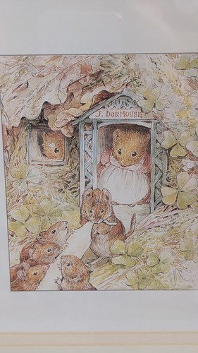 Impresión enmarcada vintage de Beatrix Potter Tale of Ginger and Pickles J. Dormouse - Imagen 4 de 19