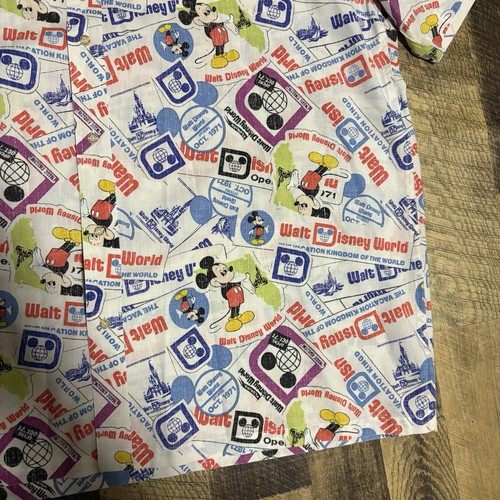 Camisa Walt Disney World Reyn Spooner Para Hombre 3XL 50 Aniversario Titular del Pasaporte - Imagen 3 de 5