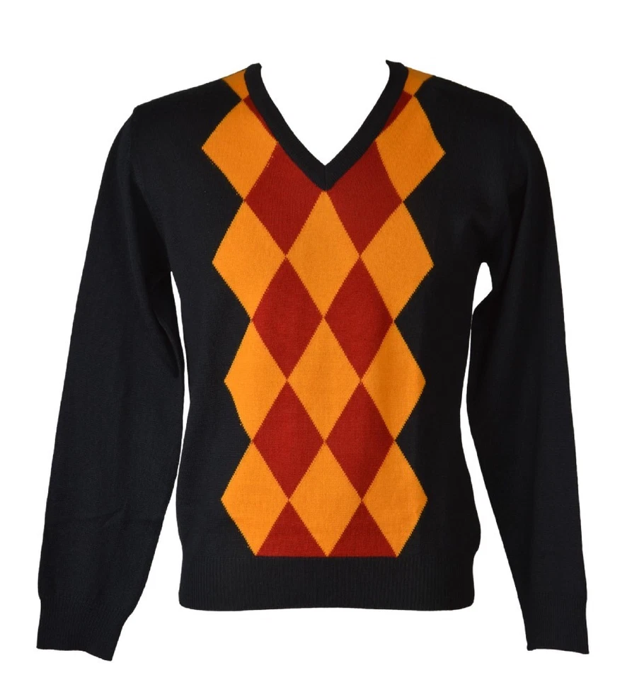 Pull col V pour homme ALDANI en laine mélangée, réf. V001 M/L - Photo 1/1