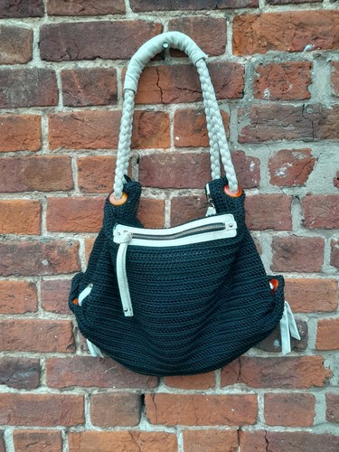 The SAK Original Crochet Bag In Black. Good Used Condition. - Picture 4 of 5