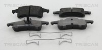 Bremsbelagsatz Scheibenbremse Triscan 8110 80531 FüR Jeep Cherokee 2 Wj Wg 3 Wh