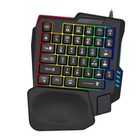 Ergonomische Gaming-Tastatur, Einhand-Tastatur, USB-Kabel, 35 Tasten, Einha6265