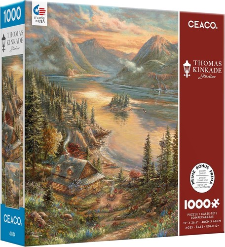 Ceaco - Thomas Kinkade - Lakeside Splendor - 1000 Teile Puzzle  - Bild 1 von 8