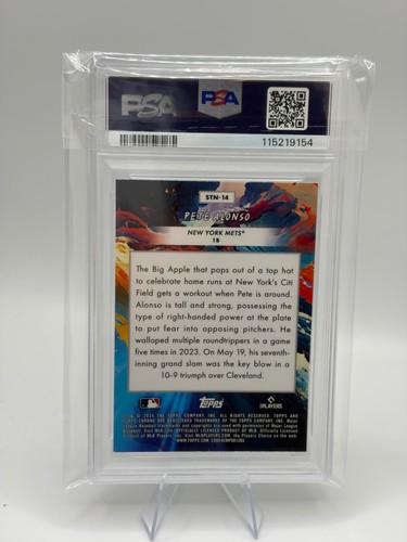 2024 Topps Cosmic Chrome - Stars in the Night Pete Alonso #STN-14 PSA 10 - Picture 2 of 2