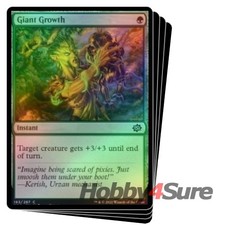 Foil Giant Growth X4 M/NM Magic: The Gathering MTG The Brothers' War