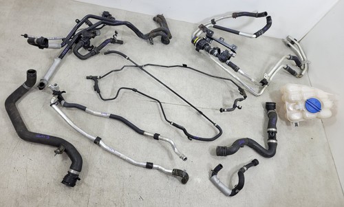 VOLKSWAGEN TOUAREG 7P 10-15 3.0d ENGINE COOLING PIPE HOSE SET & EXPANSION TANK - Picture 1 of 17