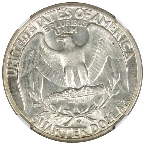 1932-D Washington Quarter NGC AU55 Circulated KEY DATE 25C - Picture 4 of 4