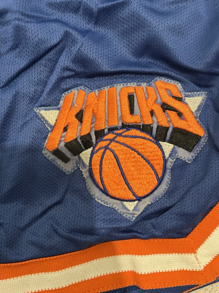 Auténticos Pantalones Cortos Champion Road New York Knicks Juego Talla 38 Años 90 Foto 4 de 4